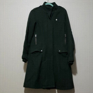FENCHURCH women's Wool Evergreen Military Trench Coat size small
